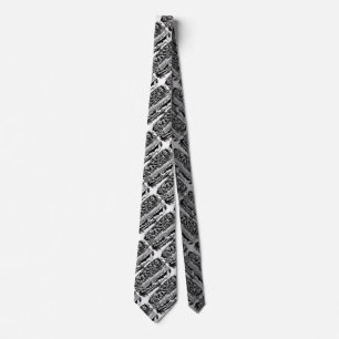 Luftfartyg Carl Vinson Tie Neck Tie Slips