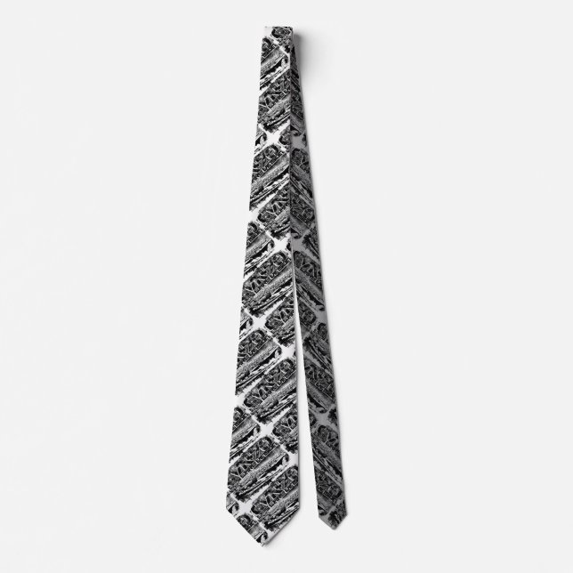 Luftfartyg Carl Vinson Tie Neck Tie Slips (Framsida)