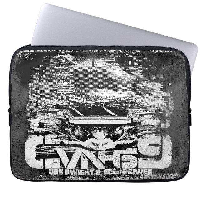 Luftfartyg D.D.Eisenhower Electronics Bag Laptop Fodral (Framsidan)