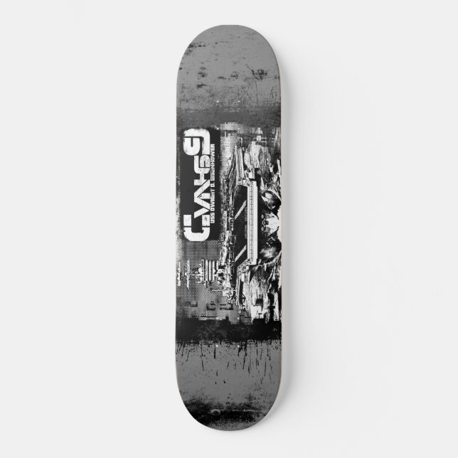 Luftfartyg Dwight D. Eisenhower Skateboard (Framsida)