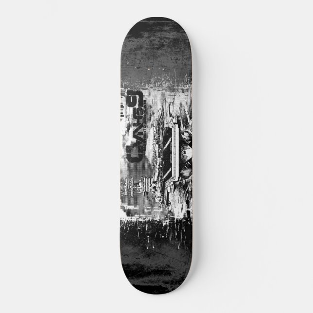 Luftfartyg Dwight D. Eisenhower Skateboard Bräda 20 Cm (Framsida)