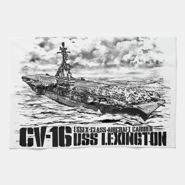 Luftfartyg Lexington Dawsonsf kitchentowel Kökshandduk (Horisontell)