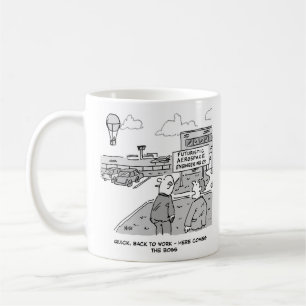 Luftfartyg Luftballong Chef, Ingenjör Kaffemugg