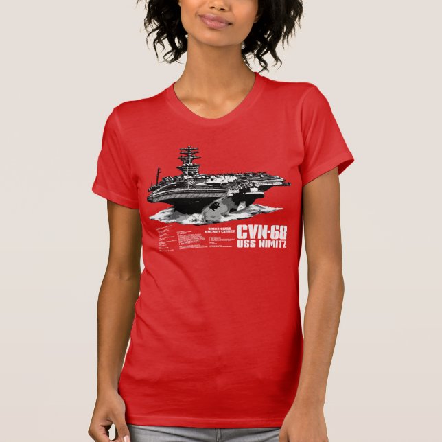 Luftfartyg Nimitz Shirt T-shirt (Framsida)