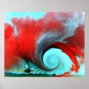 Luftfartyg Vortex Poster