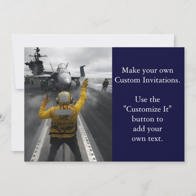 Luftfartygets flygdäck inbjudningar (Framsida)