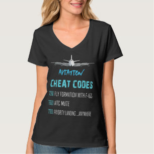 Luftfartygskoder Rc Flygplan som flyger Atc Aircra T Shirt