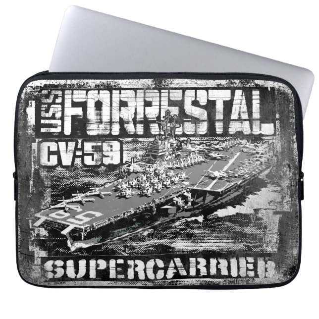 Luftfartygstransportör Forrestal Electronics Bag Laptop Fodral (Framsidan)