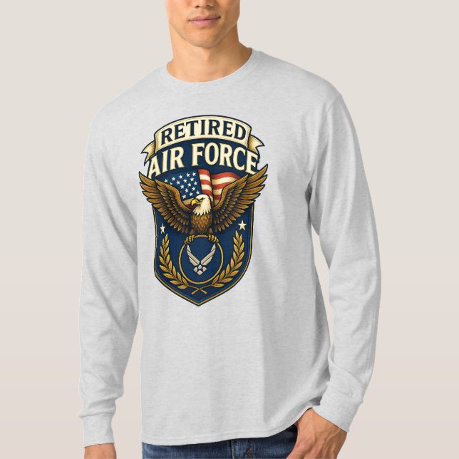 Luftförsvar (USAF) T Shirt (Framsida)