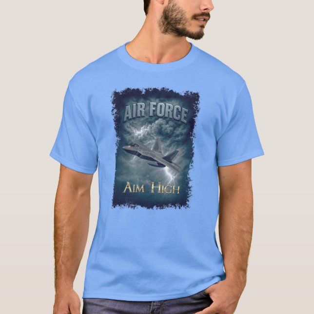 Luftförsvar (USAF) T Shirt (Framsida)