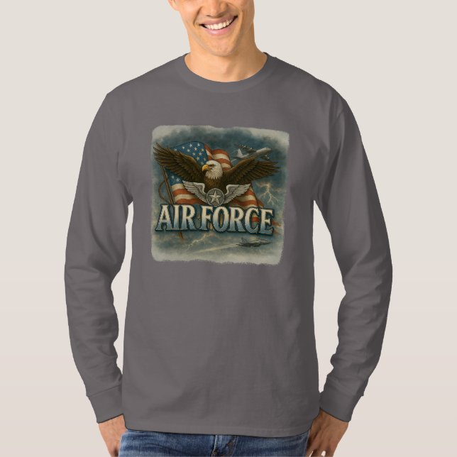 Luftförsvaret (USAF) T Shirt (Framsida)