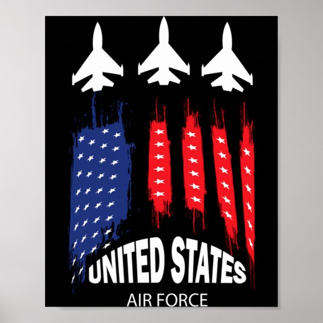 Luftförsvarets USA-veteraner 4:e Juli Poster (Framsidan)