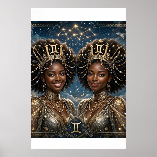 Luftgudinneväggdekor Poster (Framsidan)
