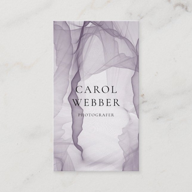 Luftig och ljus visitkort (Framsida)