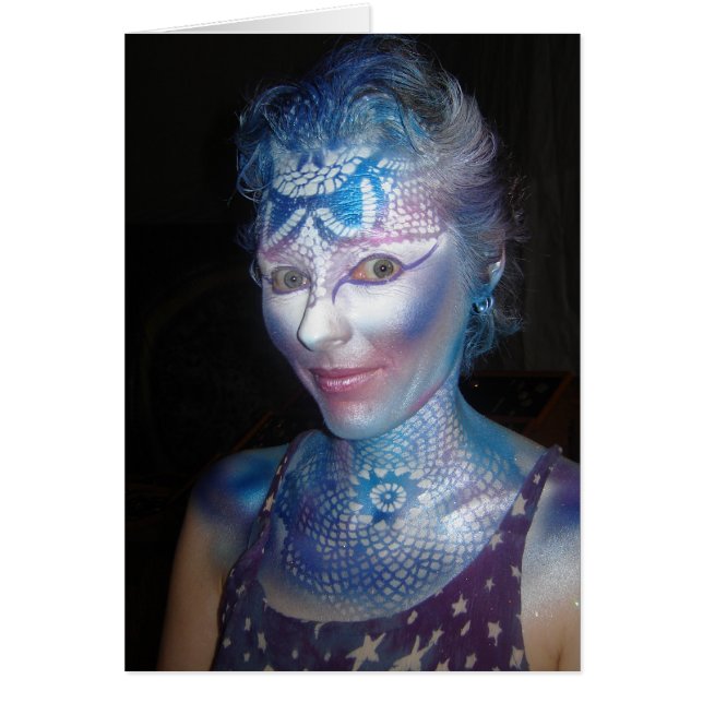 Luftiga Lilith Hälsningskort (Framsidan)