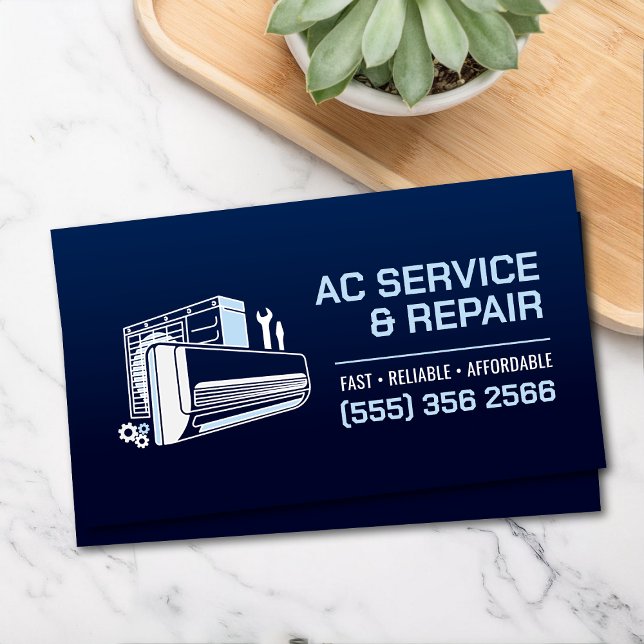 Luftkonditionering – Reparation • Service • Instal Visitkort (Skapare uppladdad)