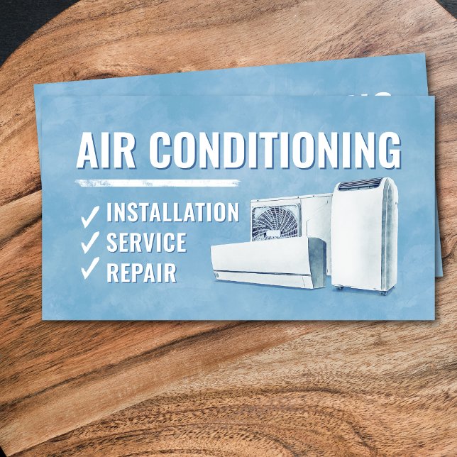 Luftkonditionering – Reparation, Service, Installa Visitkort (Skapare uppladdad)