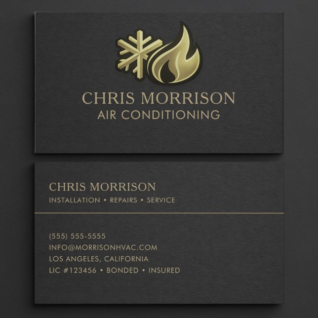 Luftkonditionering Specialist Visitkort (Skapare uppladdad)