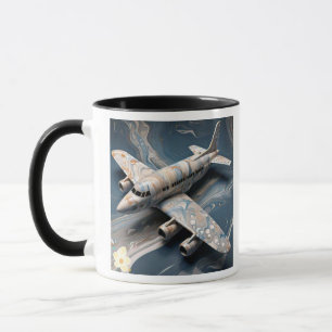 "Luftkonst: Marble-Infused Jet" Mugg