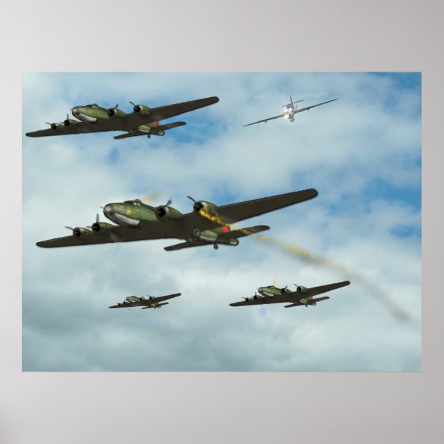 Luftstrid 1943 poster (Framsidan)