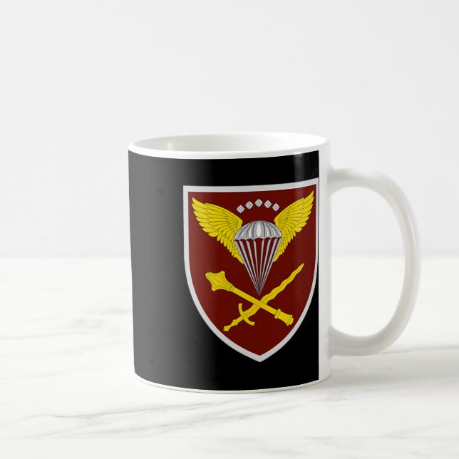 Luftstridskrafter kommando (Ukraina) V2 Ukrainska  Kaffemugg (Höger)