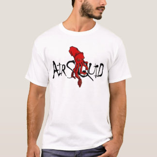 Lufttioarmad bläckfiskskjorta tee shirt