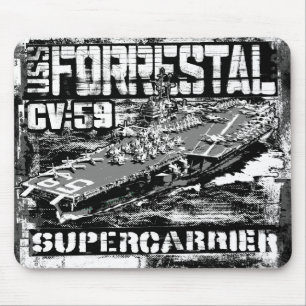 Lufttrafikföretag Forrestal Mouse Pad Mousepad Musmatta