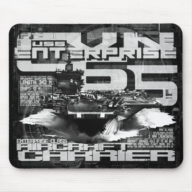 Lufttrafikföretaget Enterprise Mousepad Musmatta (Framsidan)