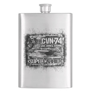 Lufttrafikföretaget John C. Stennis Classic Flask Fickplunta