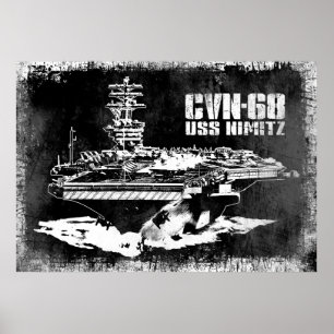 Lufttrafikföretaget Nimitz Skriv ut Poster
