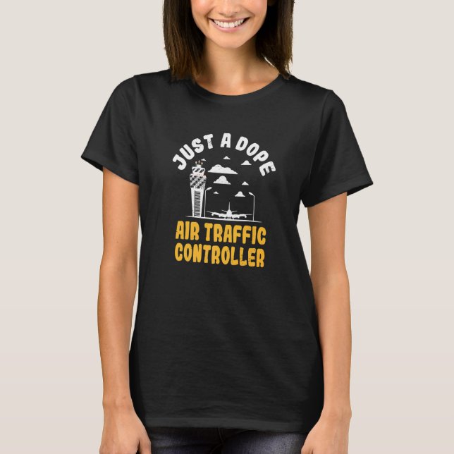 Lufttrafikledare Atc Expert Flygkontroll O T Shirt (Framsida)