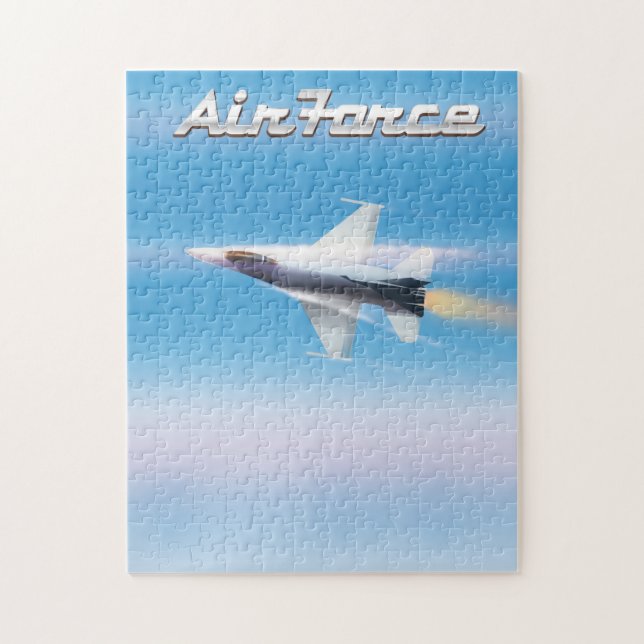 Luftvapen Jet Poster Pussel (Vertikal)
