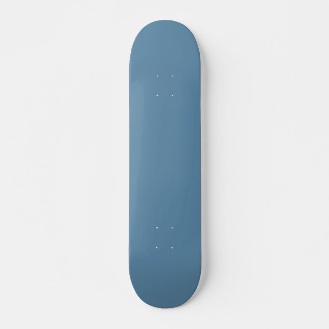 Luftvapenblå enfärgad mini skateboard bräda 18,5 cm (Framsida)