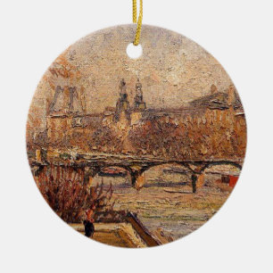 Luftventilen, morgon av Camille Pissarro Julgransprydnad Keramik