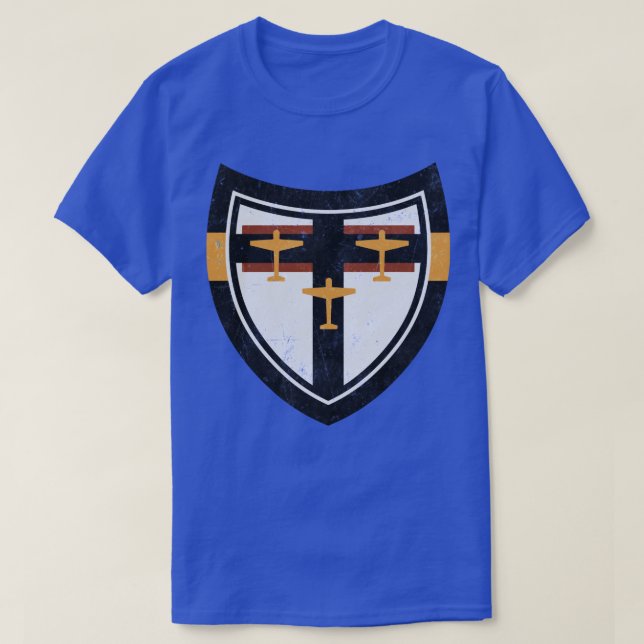 Luftwaffe WW2 Afrika Patch T Shirt (Design framsida)