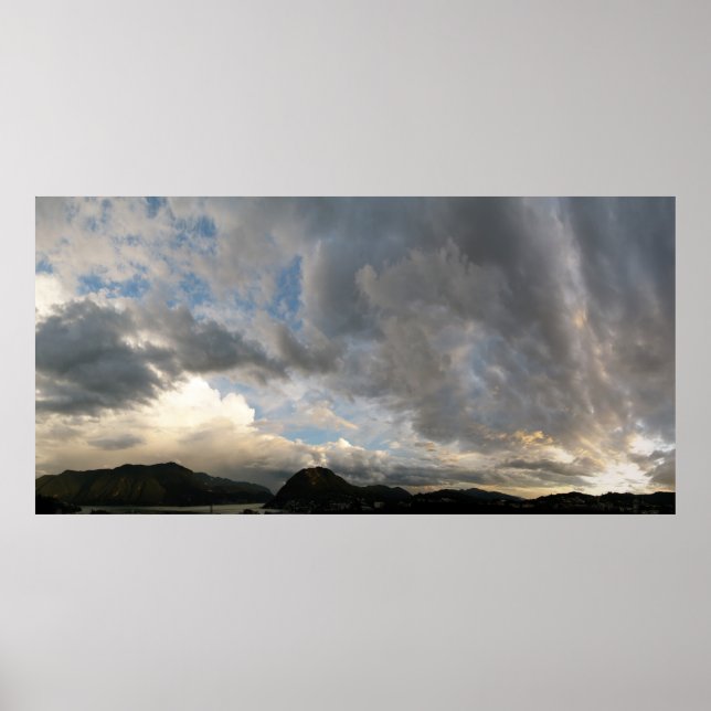 Lugano före stormen poster (Framsidan)