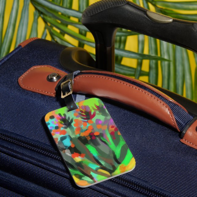 Luggage Tag blombuquet Bagagebricka (Framsida Insitu 1)