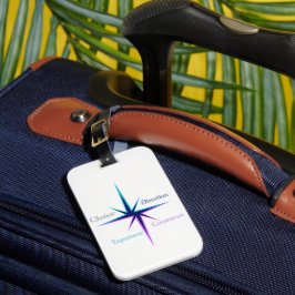 Luggage tag / Étiquette bagages Everyday symbols Bagagebricka