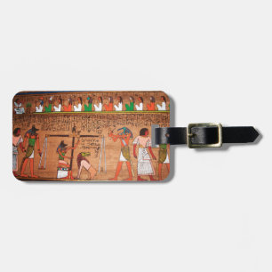 Luggage-tagg för Egypten-Hieroglyfer Bagagebricka
