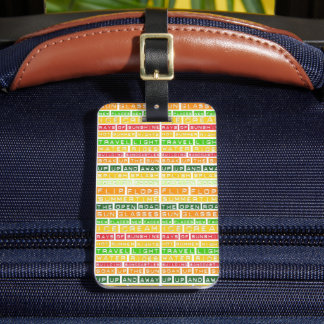 Luggage Travel Quotes Tag Bagagebricka
