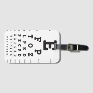 Luggtagg för Öga-diagram Bagagebricka