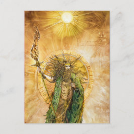 Lugh Celtic God of Light Vykort