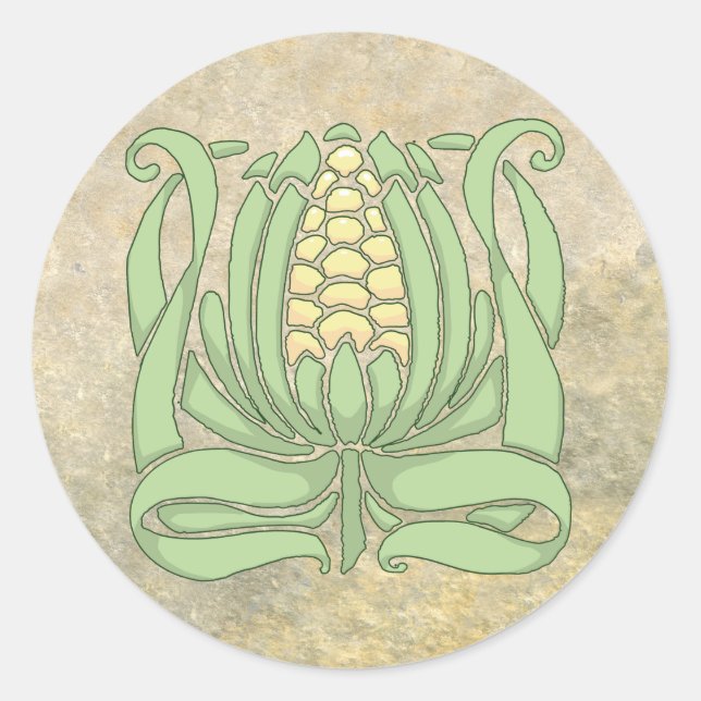Lughnasadh Sweet Maj Runt Klistermärke (Framsida)