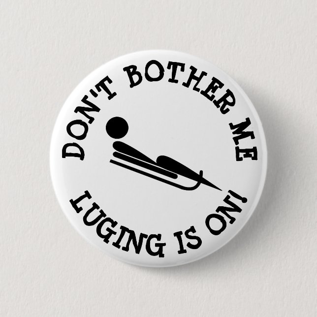 Luging är på Humor-knapp Knapp (Framsida)
