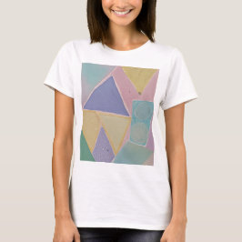 Lugn Abstraktion: En Pastell Dröm T Shirt