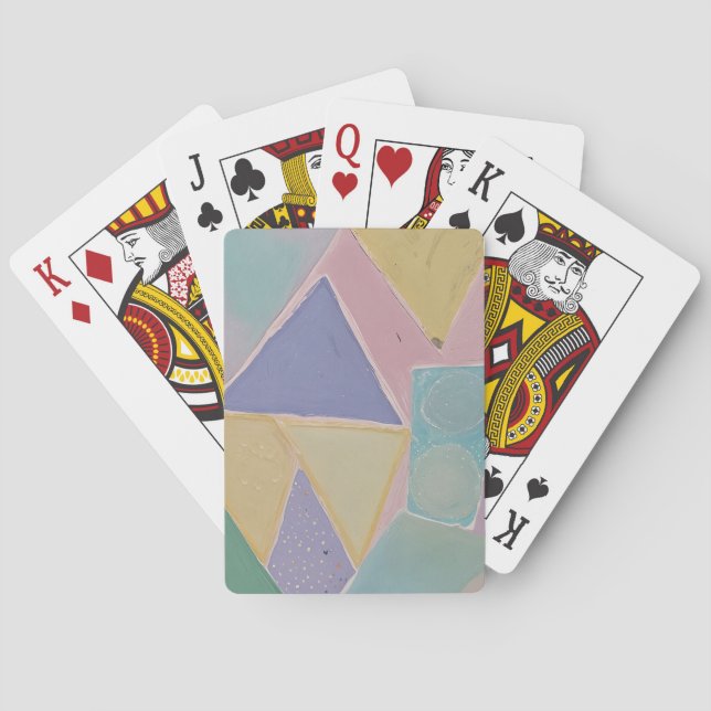 Lugn Abstraktion: En Pastelldröm Casinokort (Baksidan)