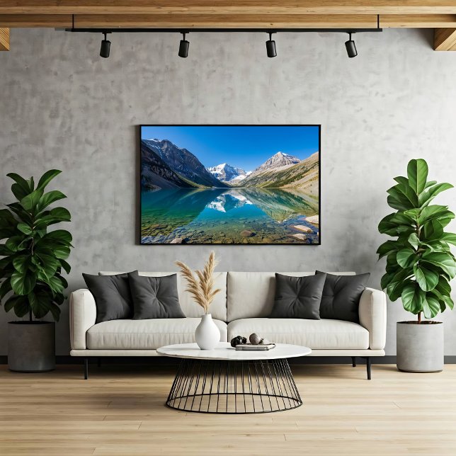 Lugn Alpin Sjö Berg Poster (Skapare uppladdad)