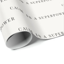 Lugn är en superkraft Minimalistiskt omslagspapper