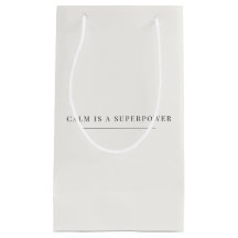 Lugn är en superkraft presentpåse – minimalistisk 