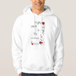 Lugn är min superkraft | Självförtroende & Tillit Hoodie
